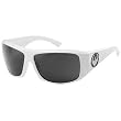 Dragon Alliance Calavera Men's Large Fit Sports Wear Sunglasses w/ Free B&F Heart Sticker Bundle - White/Grey