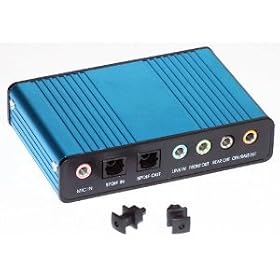 TRIXES External Sound Card USB 6 Channel 5.1 Audio