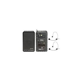Single-Channel VHF Powered Speaker System With Wireless Mics - A4, 171.905MHz Headset