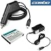 Bargaincell- 3-Piece Value Combo Pack Of HTC T-Mobile Dash PDA Smartphone Includes: Vehicle Cigarette Lighter Power Charger with IC Chip + Home Wall Travel Plug in Ac Charger + Standard Lithium-Ion Replacement Battery