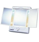 Illumina Collection 3-Panel Lighted Makeup Mirror