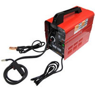 90 Amp 120v Wire Feed Portable Mig Welder Non Gas Welding Fabrication Welding Set