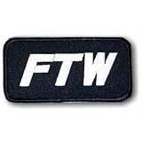 Buy FTW F*%K THE WORLD Biker Style Jacket Patch Iron On by 99 volts