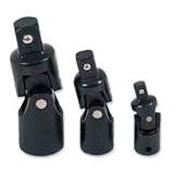 3pc UNIVERSAL JOINT set - wrench - socket sizes = 1/4 - 3/8 - 1/2 IMPACT GRADE