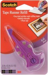 Scotch 017R-4 0.33-Inch by 403-Inch Tape Runner Refill