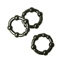 Beaded Silicone Male Penis Ring Erection Aid 3 Pack