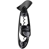 Vacu Vin Twister Corkscrew with Bottle Grip - Black