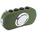 Hand Crank Radio with LED Flashlight - Green (Green) (2.7H x 5.5W x 1.3D)