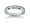 0.24 Channel Set Diamond Wedding band in 14k White Gold