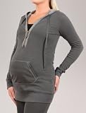 A Pea in the Pod Collection: Splendid Long Sleeve Kangaroo Pocket Maternity T Shirt