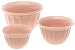 Gibson Ceremony 3 pc Bowl Set, Pink