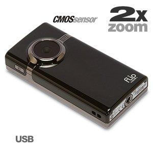 Flip MinoHD Camcorder, 60 Minutes (Black)