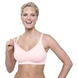 31gnXKBb4XL. SL160  Bravado Designs Body Silk Seamless Nursing Bra 1401 Pink Ice S