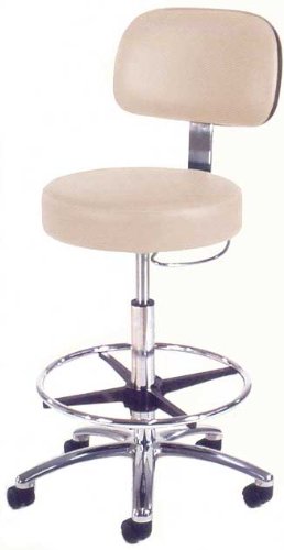 Intensa Lab Stool with Polished Aluminum Base