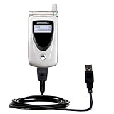 Classic Straight USB Cable for the Motorola T721 with Power Hot Sync and Charge capabilities - Gomadic Brand w/ TipExchange Technology