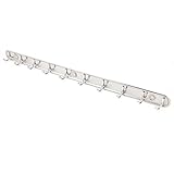 uxcell 衣服フック　ラックホルダー　浴室用　ウォールハンガー　タオルコート掛け　１０個のフック