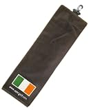 Trifold Golf Bag Towel - Ireland Flag