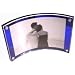 Curved Magnet Cobalt Acrylic Canetti