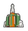 Sand Green Boba Jetpack Set - LEGO Compatible Minifigure Piece