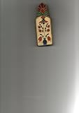 Hand-painted Brass Desk (Large) Paper Clip / Paper Weight --
Horse/Fowers