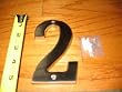 Satin Nickel House Number 2