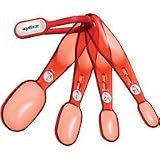 Zyliss Measuring Spoon Set Translucent Red