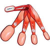 Zyliss Measuring Spoon Set Translucent Red
