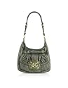 Guess Pearl - Metallic Pewter Eco-Leather Hobo Bag