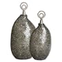 Set of 2 Deshal Glass Canisters