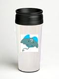 16 oz. Double Wall Insulated Tumbler with skating animal - Paper Insert