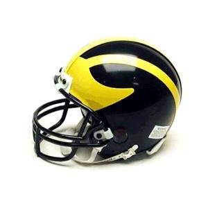 Michigan Wolverines Miniature Replica NCAA Helmet w/Z2B Mask by Riddell
