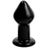 Sasha Grey Signature Large Glass Plug, Black