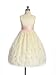 Taffeta Top with Multi-colored Polka-dot Embroidered Organza Skirt Flower Girl Dress