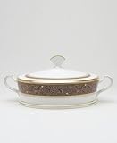 Noritake Xavier Gold Covered Vegetable Bowl, 2 qt