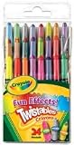 Crayola Twistables Fun Effects Crayons 24/Pkg-Neon Metallics Rainbow; 2 Items/Order