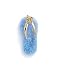 14k Light Blue Created Opal Flip-Flop Pendant - JewelryWeb