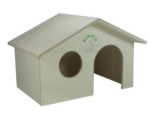 Elmato 10020 Hasenhaus Almh&uuml;te, natur