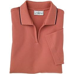 Buy Ladies Active Pinpoint Pique Polo 5227-3XL-Clay Midnight Navy Natural by Outer Banks