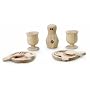 Wonderworld - Wooden Plates and Cutlery Set