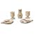 Wonderworld - Wooden Plates and Cutlery Set