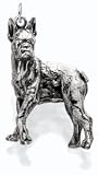 Boxer Dog - Dog Lover 6 Charms Keychain by Little Gifts