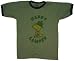 SNOOPY WOODSTOCK HAPPY CAMPER SHEER RINGER T SHIRT (30/1), Medium