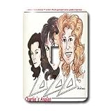Londons Times Funny Panel Hollywood Cartoons - Charlie s Angles Math Might Just Be Fun - Light Switch Covers - single toggle switch