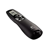 Logitech Professional Presenter R800 Dispositif de pr�sentation sans-fil Pointeur laser vert Ecran LCD Port�e de 30 m Noirpar Logitech