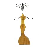 Tropical Solid Wood, Body Shape Jewelry Holder / Display