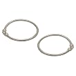 Love Gift for Her India Jewelry Silver Anklet Pairs 9.5 inches