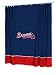 Atlanta Braves MVP Microsuede Shower Curtain