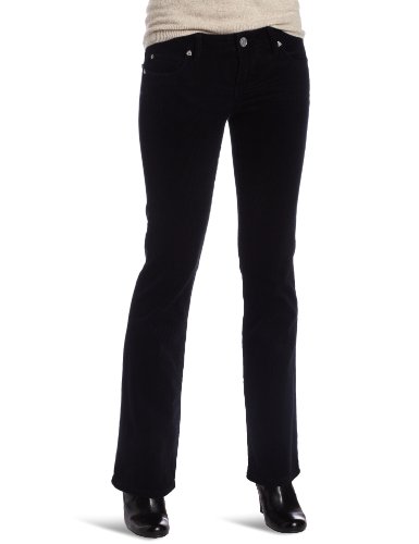 Kut From The Kloth Women's Lauren corduroy Bootleg Jean, Black, 6