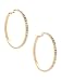 G by GUESS Women's Large Gold Rhinestone Hoop Earrings