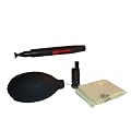 Kit de nettoyage photo noir 4-en-1 - Lens Pen LensPen / soufflerie en silicone / tissu pour Nikon D2, D2x, D3, D3x, D60, D80, D90, D200, D300, D700, D7000,D5000,D3000,D3100, Canon 30D 40D,50D,60D,7D,5D, 1D, 400D , 450D, 500D, 550D, 1000D, SX1, SX30, SX20 IS, Olympus E3, E10, E20, E30, E410, E420, E450, E510,E520,E620,E-P1,E-P2,EP-L1,Pentax K200D, K100D,K7,Panasonic Lumix DMC-L10, G1, GF1, GH1, Fuji Fujifilm FinePix S100fs, S200EXR, S602,Sony Alpha A230,A330,A350,A380,A390,A450,A490,A500,A550,A700,A800,A850,A900,A33,A55,Nex-5,DSLR/SLR
